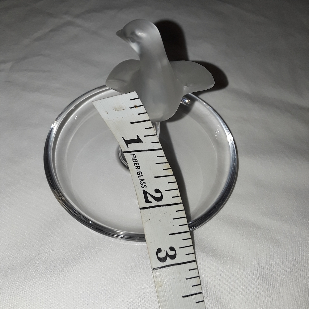 Lalique Authentic Crystal bird ring holder - Picture 5 of 8